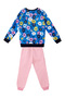 Floral Girl's Comfortable Winter Tracksuit Set - 4