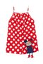 Red Polka Dot Girl's Woven Jumpsuit - 3