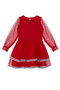 Girl's Christmas Deer Tulle Red Costume Dress – Ages 2-8 - 4
