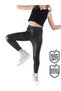 Girls' Metallic Shiny Black Tights 4-10 Years