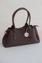 Suede Brown Women's Shoulder and Hand Bag W:32 H:16 - 3