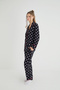 Licensed Buttoned Long Sleeve Pajama Set Roz-63 - 4
