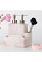 Travertine Two-Fluid Sponge Holder Taupe - 2