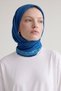 Marvella Scarf with Ethnic Pattern, Cobalt - 2