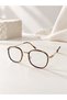 Aura Oval 47 Ekartman Metal Transparent Women Men Unisex Blue Light Protection Screen Glasses Eyewear - 6