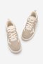 Women's Sneaker High Sole Sports Shoes Aryan Beige Suede