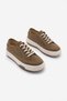 Women's Sneaker High Sole Lace-Up Sports Shoes Kotnel Tobacco Brown Suede - 5