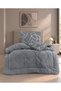 Single-Size Duvet Set, Reversible Plush Welsoft Fleece, Fluffy (Duvet + 1 Pillowcase) - 2