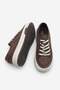 Women's Sneaker High Sole Lace-Up Sports Shoes Kotnel Brown Suede - 8