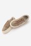 Women's Sneaker Thick Sole Denim Removable Beaded Buckle Sports Shoes Pevosa Beige Denim
