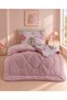 Single-Size Duvet Set, Reversible Plush Welsoft Fleece, Fluffy (Duvet + 1 Pillowcase) - 2