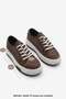 Women's Sneaker High Sole Lace-Up Sports Shoes Kotnel Brown Suede - 9