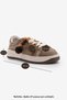 Women's Sneaker Thick Sole Denim Removable Beaded Buckle Sports Shoes Porento Beige Denim - 9