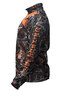 Avcilik Forest Pattern Çulluk English Setter Printed Orange Detailed Semi-Zip Winter Sweatshirt - 2