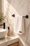 Square Adhesive Long Towel Holder Toilet Papercase Square Series - 5