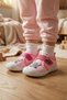 Girl's Winter Single Velcro Adjustable Comfortable Sole Home, Garden, School, Nursery Slippers Shoes