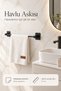Square Adhesive Long Towel Holder Toilet Papercase Square Series - 3