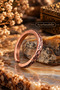 Copper Real Wood Pattern Ring Adjustable Exquisite Handwork Very Good Quality - 2
