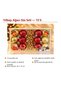 Red and Glittery Gold Christmas Tree Ornaments with Snowflake Design, Set of 15, Box 24x14 cm - 4