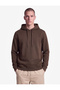 Brushed Long-Sleeve Basic Hooded Sweatshirt - 3