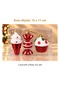 New Year's Candy and Cupcake-Shaped Christmas Tree Ornaments, 3-Piece Set, Box 15x11 cm - 3