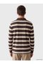 Sparkling Choices from Shining Store Men's Sweatshirt with Devrik Roba Collar and Stripes - 5