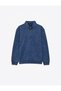 Comfortable Fit Washable Long Sleeve Half-Zip Sweatshirt - 5