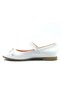 İremsu Pisi Moustache Velcro Girls' Ballerina Shoes WHITE - 3