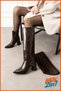 Nana Dust Cover Detailed Toe Buckle Belt Accessory 7 cm Heel Zipper Boots - 7