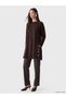 Peak New Season Brown Oversized Women's Knit Sweater - 2