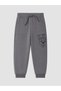Özmarka New Season Gray Boys' Thick Sweatpants
