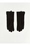 Ozmarka New Season Black Suede Women's Gloves - 3