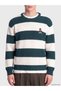 Ozmarka New Season Green Crew Neck Embroidered Men's Sweater - 3
