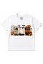 Halloween Spooky Cat Trio - Mummy Ghost Witch Cats Kids Graphic T-Shirt