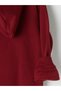 Ozmarka New Season Burgundy Printed Boys' Thick Sweatshirt - 4