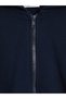 Ozmarka New Season Navy Blue Hooded Boys' Zippered Sweatshirt - 4