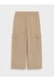 Özmarka New Season Beige Cargo Boys' Sweatpants - 2