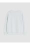 Seray New Season Blue Los Angeles-Printed Girls' Sweatshirt - 3
