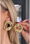 Steel Ring Pinterest Model Gold Plate Earrings