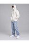 Unisex Oversize Ninja Design Zippered Hooded Hoodie Sweatshirt - 4