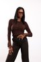 Brown Handle Lace Detailed Knitwear 0207 - 2