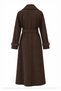 Garni Detailed Belted Brown Dress 0411 - 6