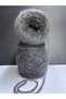 Gray Fine Cashmere Yarn, Gray Sequined Cashmere (Loose Fiber) (3-Ply Twist) Blended Yarn, 200g.
