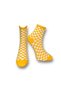 5-Piece Unisex Flexible Checkered Patterned Colorful Cotton Socks - 3