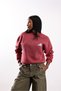 Burgundy Back Printed Crew Neck Sweatshirt 954 - 2