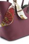 Scarf Detailed Double-Breasted Cut Burgundy Bag 0084 - 3