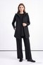 Hooded Embossed Textured Black Set 2088 - 2