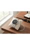 Men's Wristwatch Two-Tone Steel Band White Dial Bracelet Classic Stylish Watch with Gift Box - 2