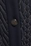 Belted Collar Detailed Navy Blue Cardigan 0221 - 4