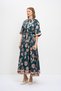 Women's Floral Patterned Modern Dress(7090) - 2